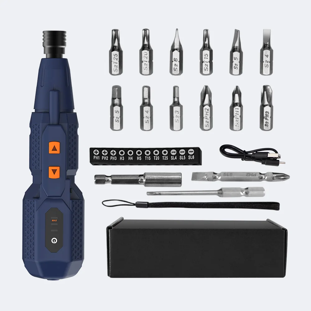 Electric Screwdriver Rechargeable Usb - Conjunto de chave de fenda elétrica