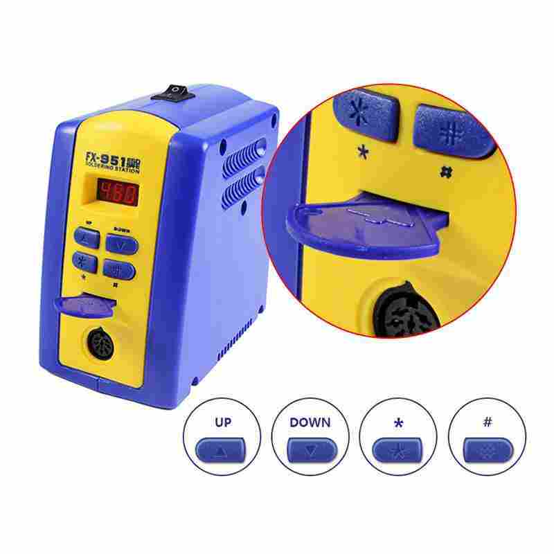 Digital Soldering Station T12 - Estação de solda digital fx951 75w