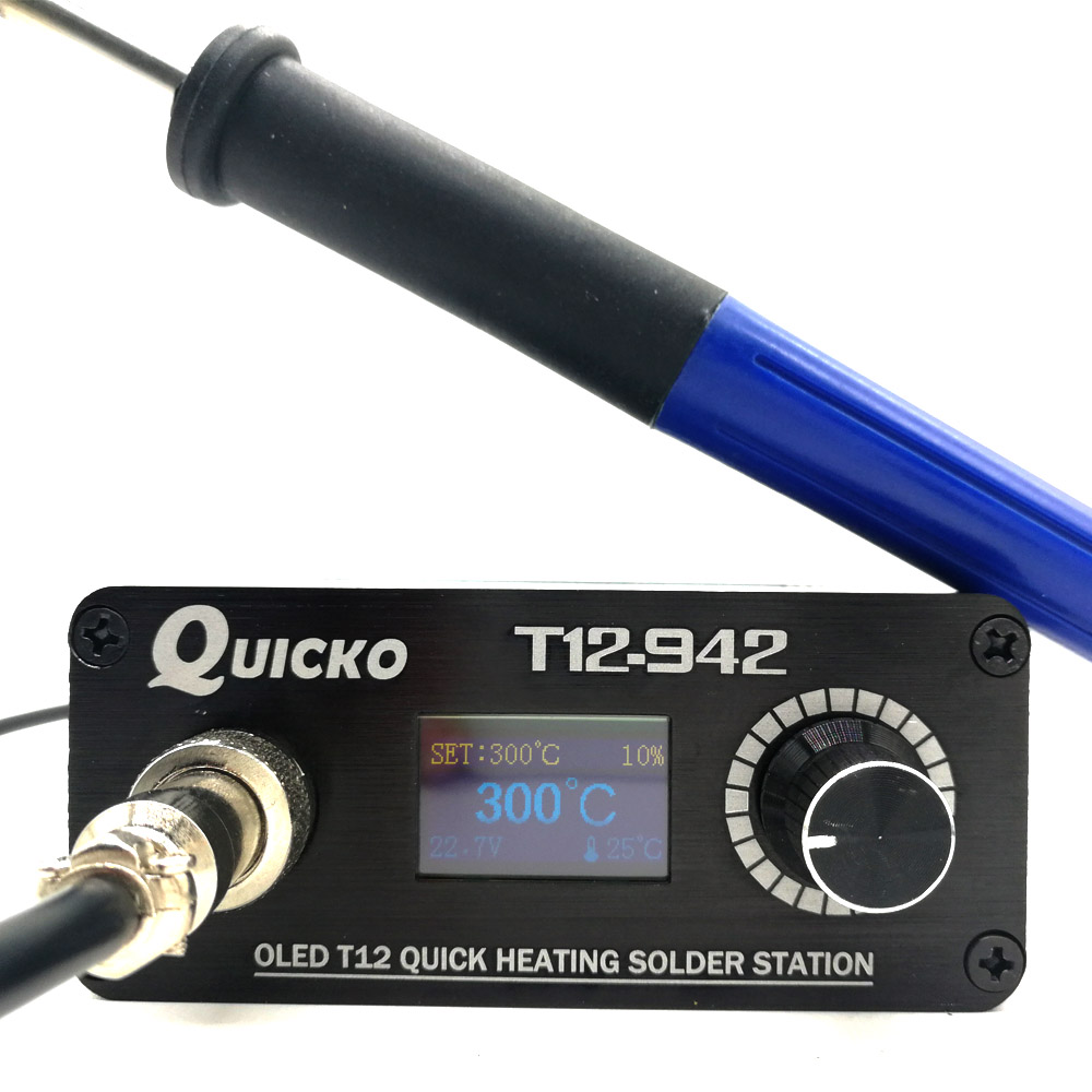 Digital Soldering Station T12 - QUICKO MINI T12 STC OLED Estação
