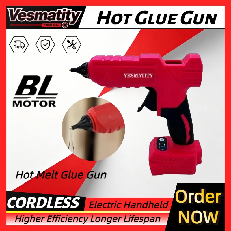 Hot Melt Glue Gun Cordless - Pistola de Cola Quente Elétrica Sem