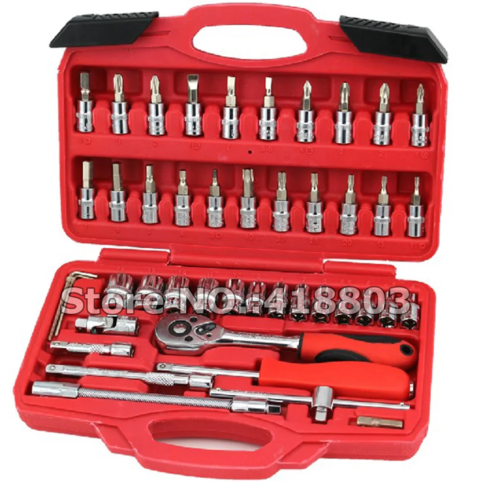 Hand Tools - Conjunto de Ferramentas com 46 Peças,