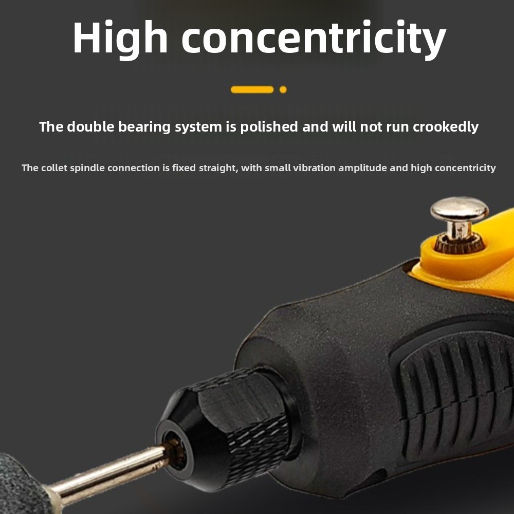 Cordless Rotary Tool Kit Accessories - Mini moedor sem fio, 3 velocidades