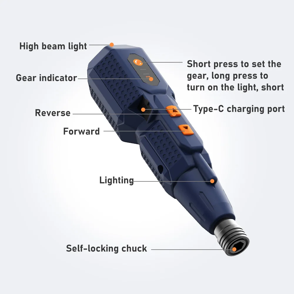 Conjunto de chave de fenda elé - Electric Screwdriver Rechargeable Usb avaliação e preço