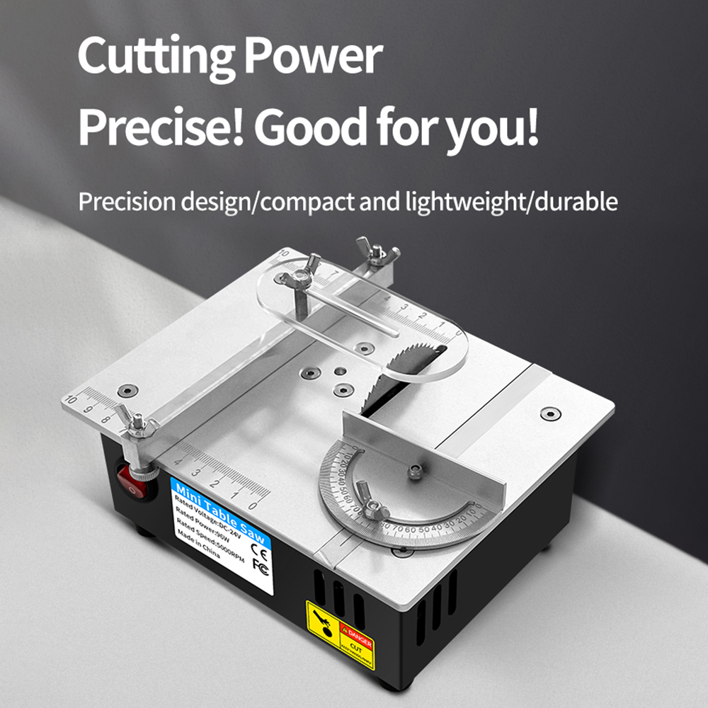 DC24V Household Miniature Wood - Mini Table Saw For Woodworking avaliação e preço