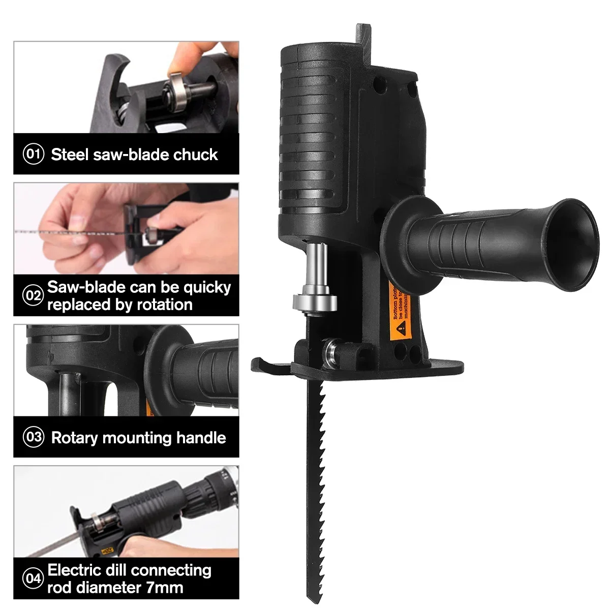 Adaptador de serra alternativa - Reciprocating Saw Attachment Drill avaliação e preço