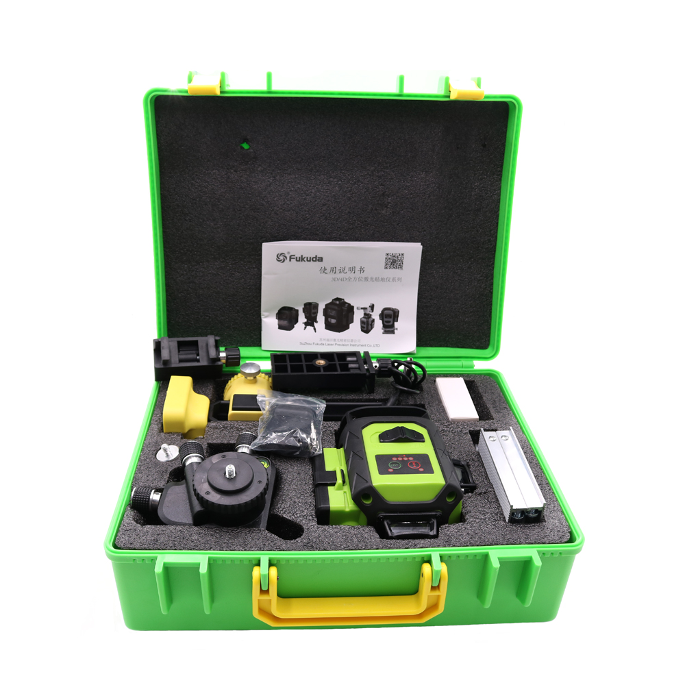 Mais novo nível de laser 4d 16 - Laser Level 16 Lines 4D Green avaliação e preço