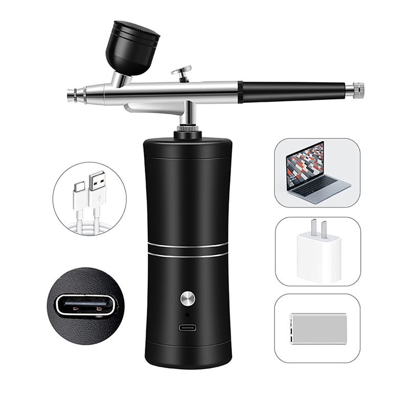 Aerógrafo para unhas arte pint - Airbrush Kit With Mini Compressor avaliação e preço