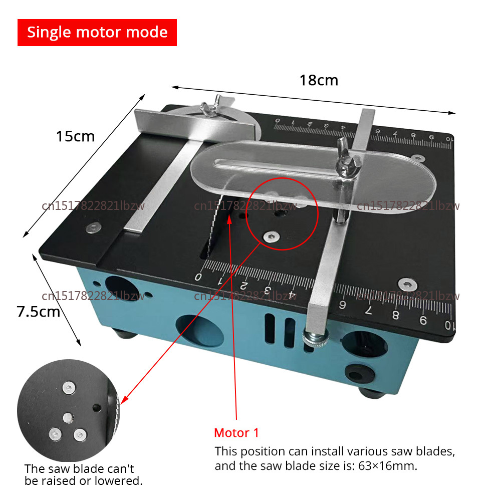 Serra de Mesa Mini Multifuncio - Mini Table Saw For Woodworking avaliação e preço
