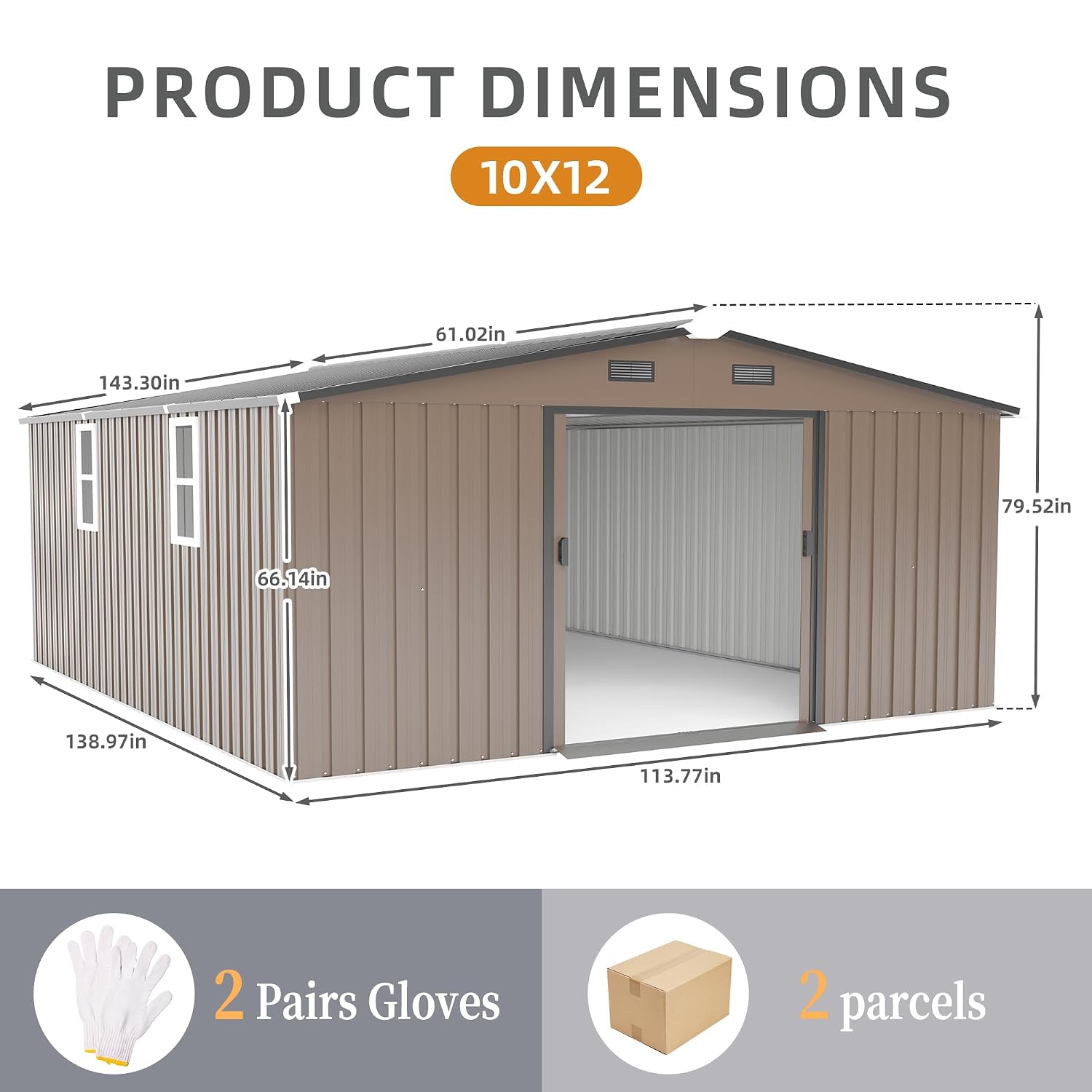 Galpão de Armazenamento Metáli - Garden Tools avaliação e preço