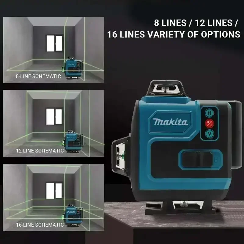 Bateria Makita 4.0Ah Max 40V,  - Laser Level 16 Lines 4D Green avaliação e preço