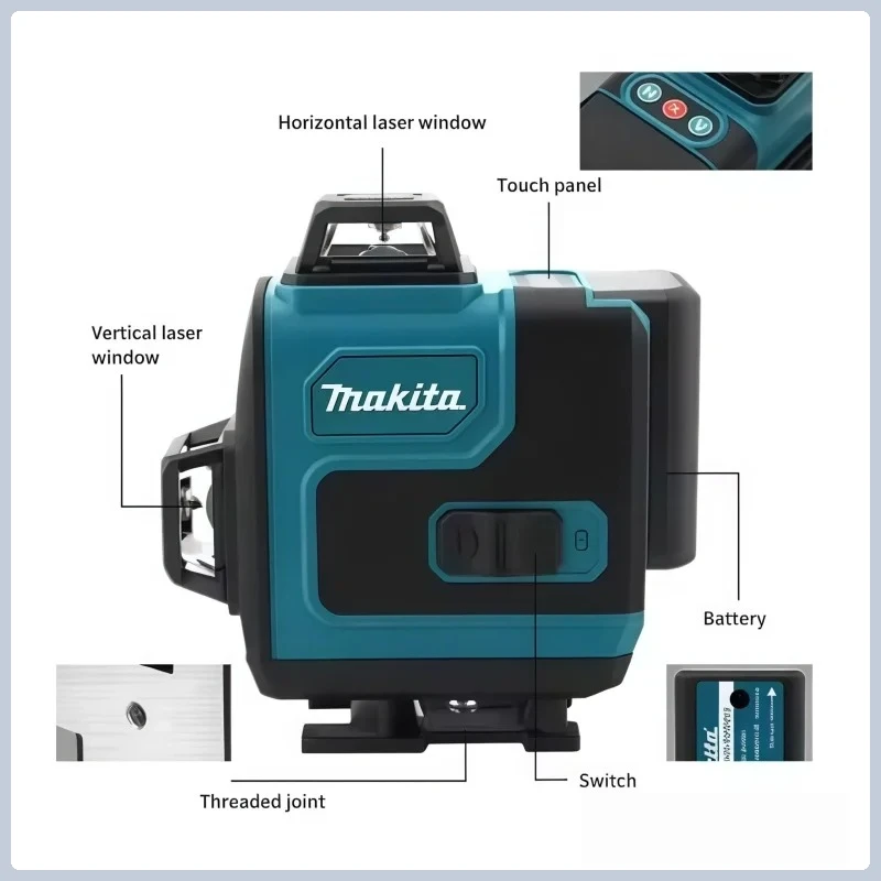 Bateria Makita 4.0Ah Max 40V,  - Laser Level 16 Lines 4D Green avaliação e preço