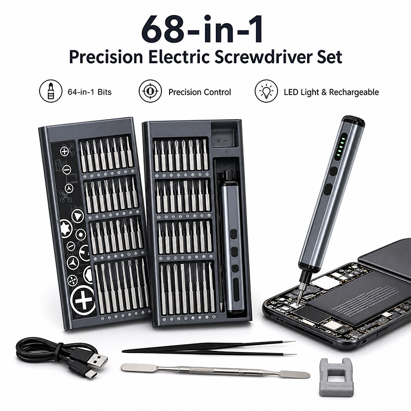 Conjunto de Chaves de Fenda El - Electric Screwdriver Rechargeable Usb avaliação e preço