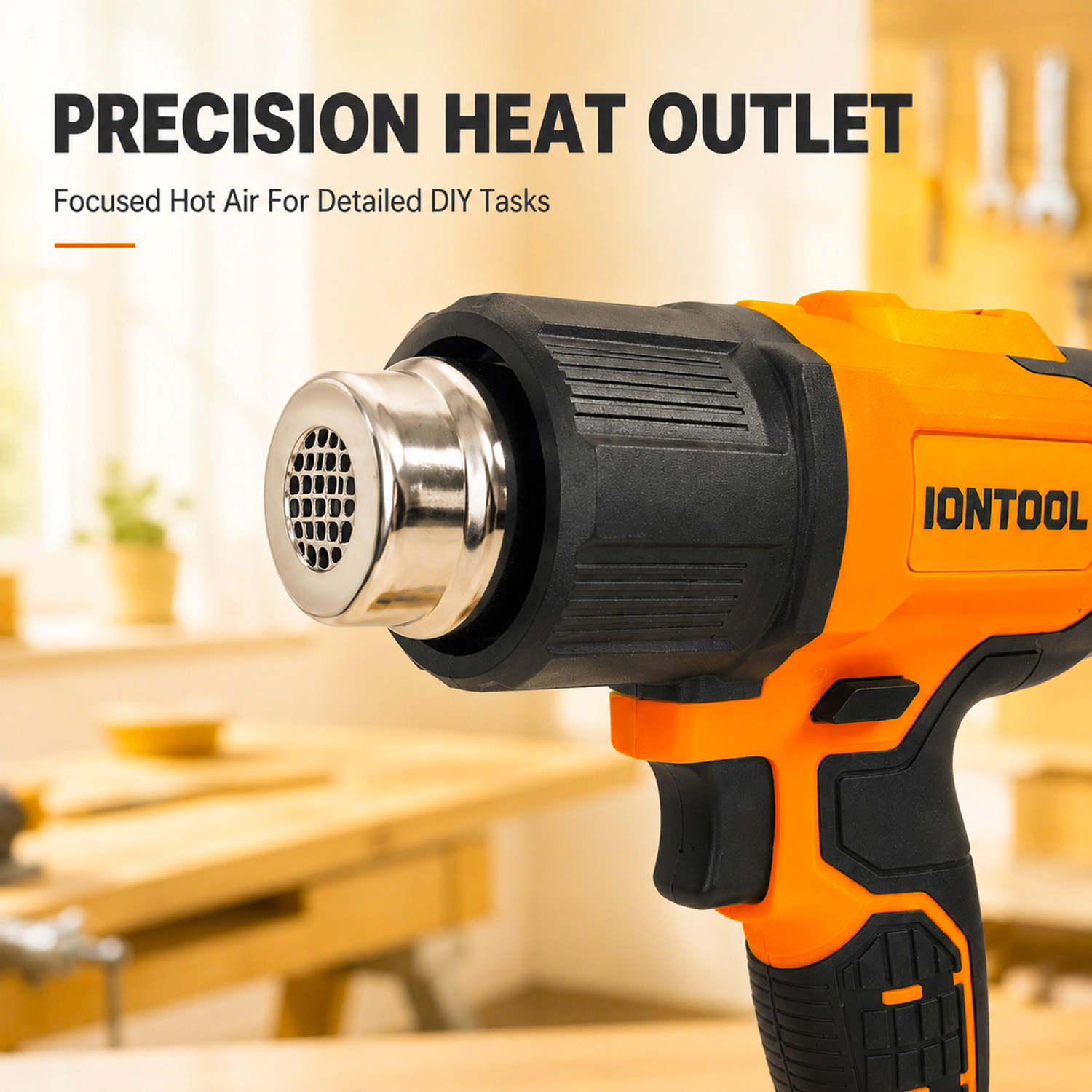 IONTOOL 250/500LPM 550 ℃   Pis - Cordless Heat Gun For Shrink Tubing avaliação e preço