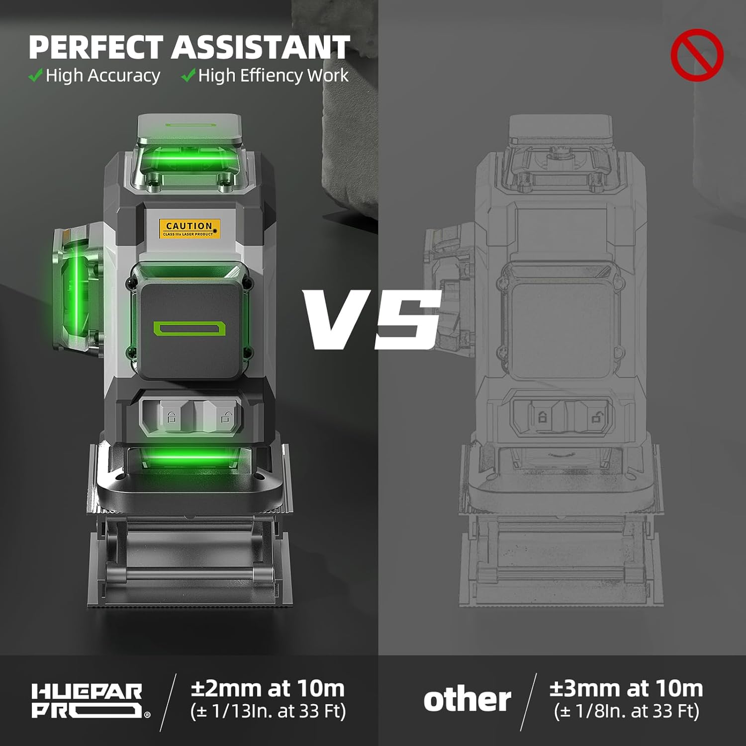 Huepar profissional 4d linha c - Laser Level 16 Lines 4D Green avaliação e preço