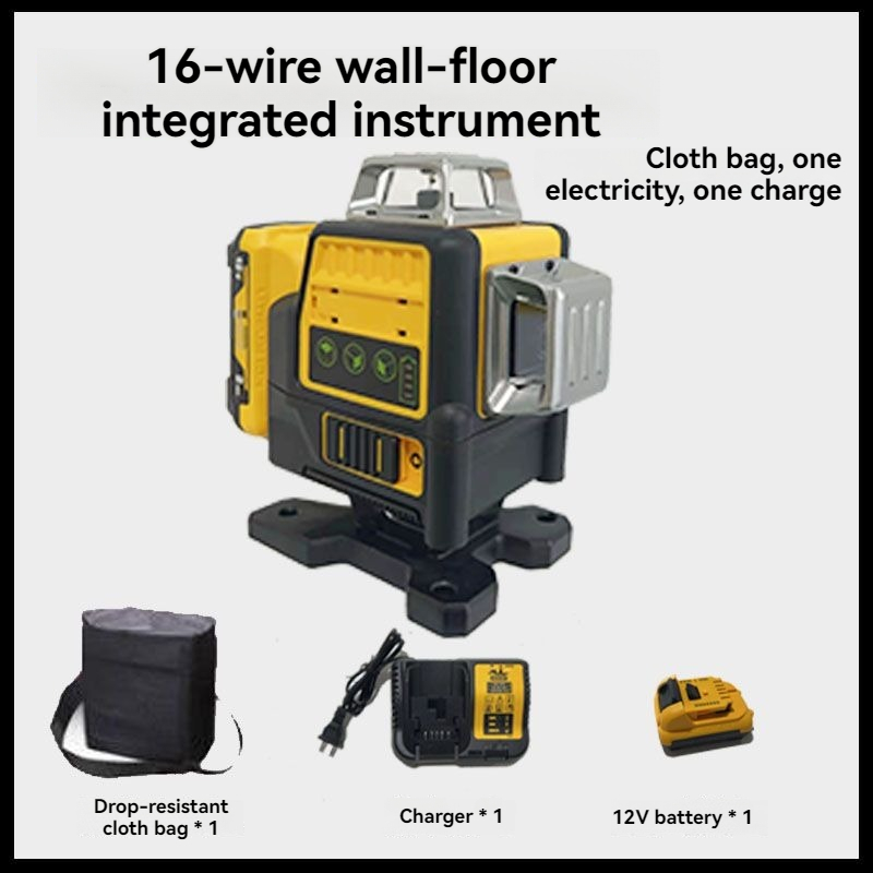 Nível a Laser 4D com 16 Linhas - Laser Level 16 Lines 4D Green avaliação e preço