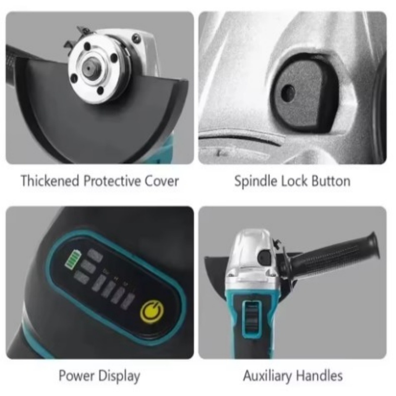 Esmerilhadeira Elétrica Sem Es - Brushless Angle Grinder Battery Powered avaliação e preço