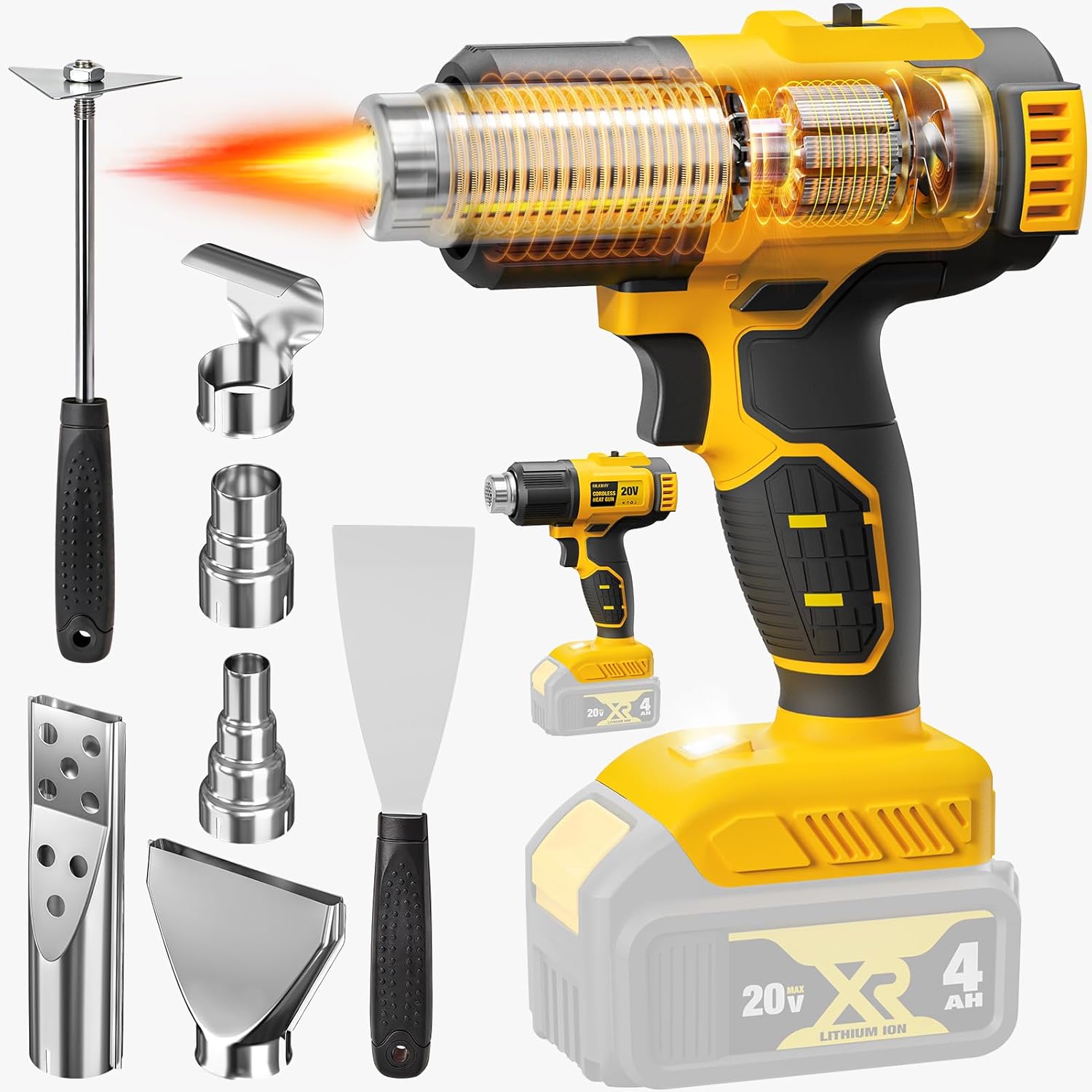Pistola de Calor Sem Fio Compa - Cordless Heat Gun For Shrink Tubing avaliação e preço