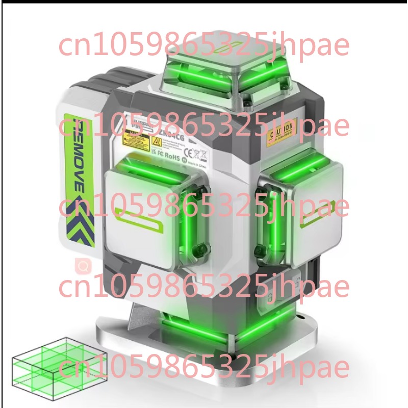 Huepar 2024 Novo design 4D 16  - Laser Level 16 Lines 4D Green avaliação e preço